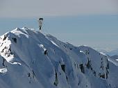 Salita, 'sofferta' stavolta, al Monte Aga con la prima neve il 24 ottobre 2009 - FOTOGALLERY